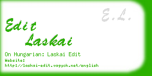 edit laskai business card